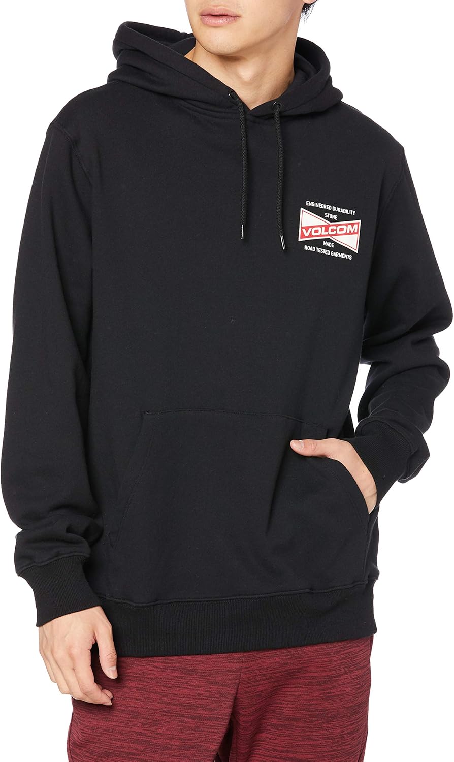 Volcom Men's Supply Stone Pullover Hooded Fleece Sweatshirt: Clothing