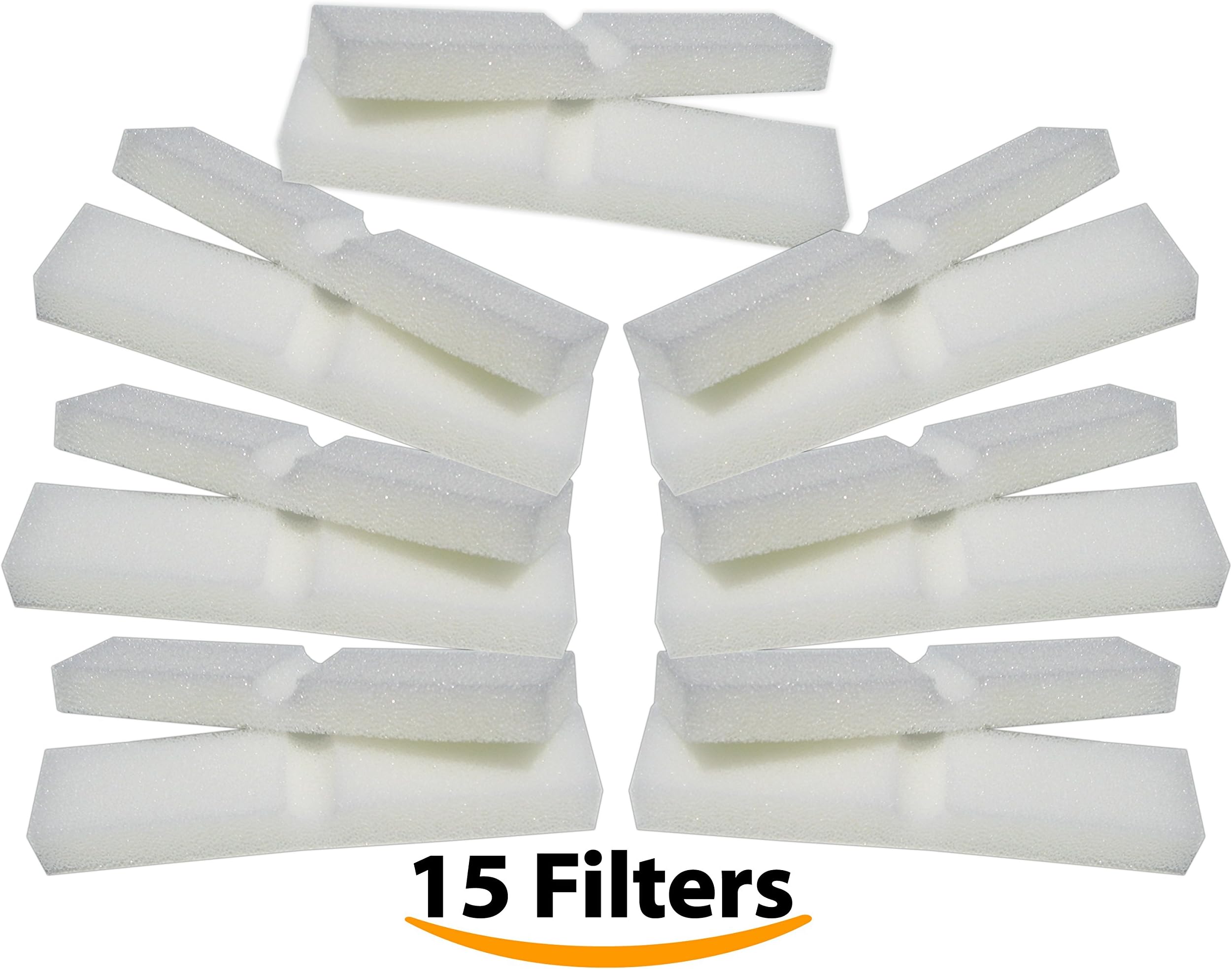 Zanyzap15 Pack of Foam Filter Pads for Fluval FX4 / FX5 / FX6