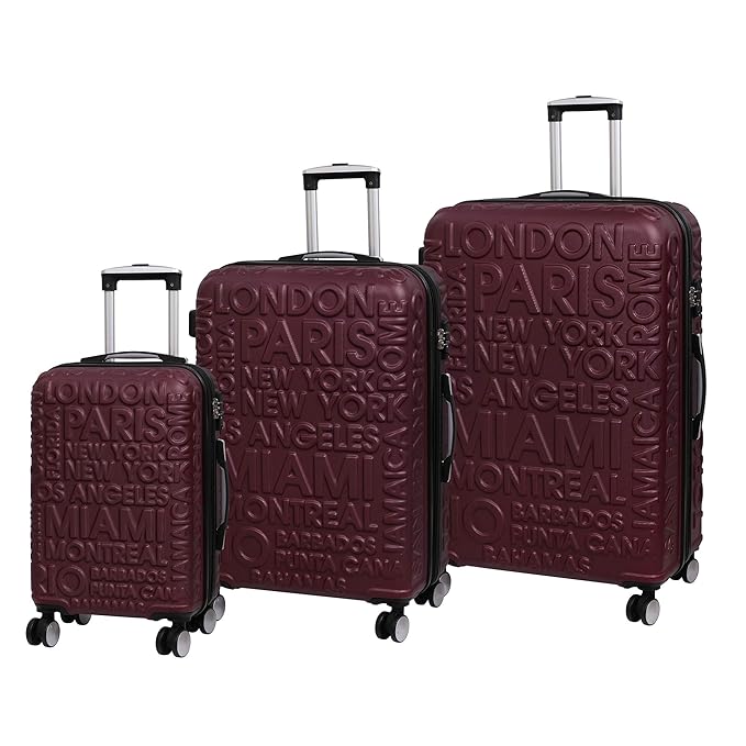 it luggage 3 Piece Set of Destinations II 8 Wheel Hard Shell Single