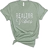 Realtor Vibes Shirt. Real Estate T-Shirt. Super Soft and Comfortable Unisex Realtor Shirt.