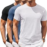 COOFANDY Men's T Shirt Short Sleeve Classic Crew Neck T-Shirt Casual Summer Basic Tee Shirts