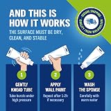 WoldoClean White Wall Touch Up Paint 225ml for Repairs with Sponge Applicator view 7