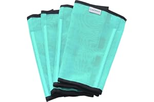 CareMaster Fine Mesh Fly Boots Loose Fitting & Non-Slip Horse Fly Leggings No More Horsefly Nuisance Greatly Reduce Stomping Breathable with Natural Air Flow (Set of 4)