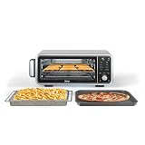 Ninja SP201 Digital Air Fry Pro Countertop 8-in-1 Oven with Extended Height, XL Capacity, Flip Up & Away Capability for Storage Space, with Air Fry Basket, Wire Rack & Crumb Tray, Silver