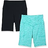 Danskin Womens 2-Pack 7" Active Bike Shorts