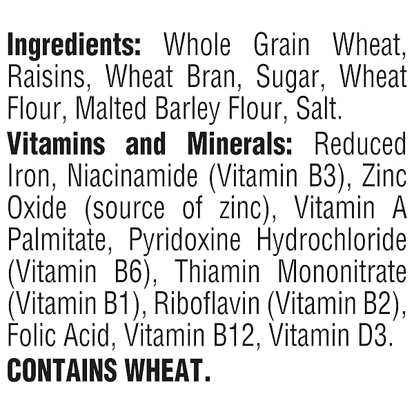 POST RAISIN BRAN®, WHOLE GRAIN WHEAT & BRAN BREAKFAST CEREAL, KOSHER, 16.6 OUNCE