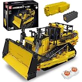 Mould King RC Bulldozer Building Set, Remote Control Bulldozer for Adults