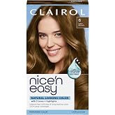 Clairol Nice'n Easy Permanent Hair Dye, 6 Light Brown | Pack of 1 | Clairol Nice'n Easy Permanent Hair Dye, 6 Light Brown | Pack of 1