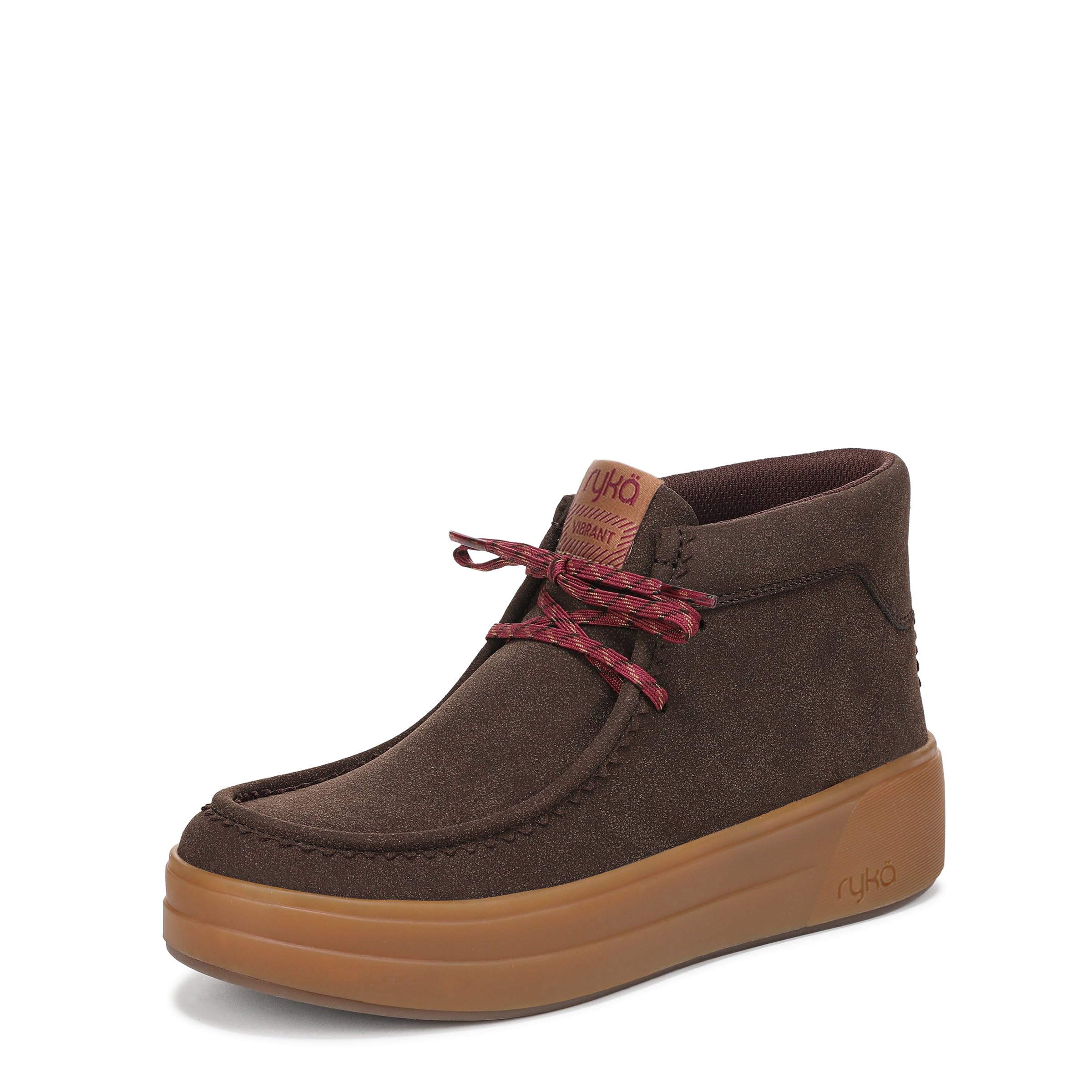 Ryka Women’s Vibrant Lace-Up Short Boots Brown 8 W