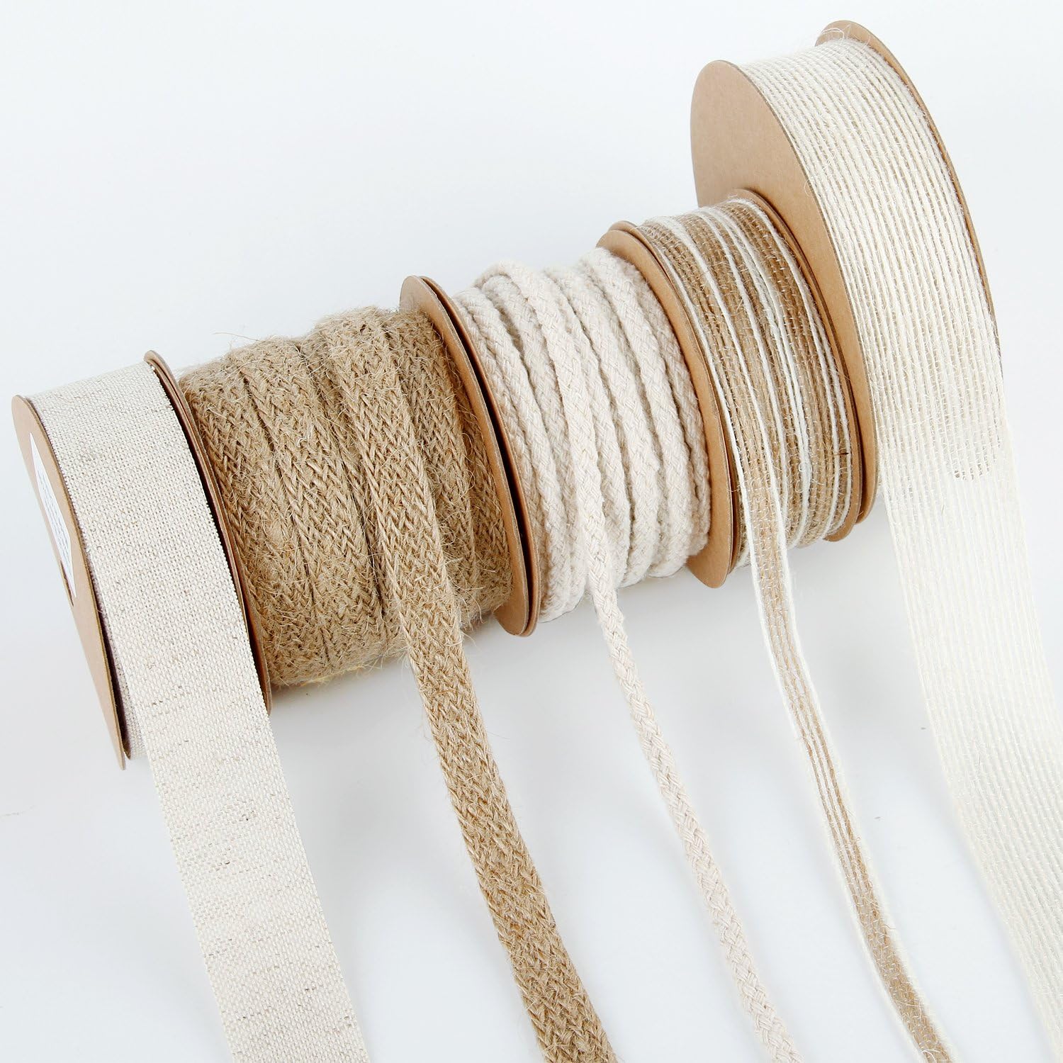 RUSPEPA 12MM Burlap Braided Hemp Rope String Hessian Ribbon Rope Party Craft Décor, 10 Yards(R004) - Image 3