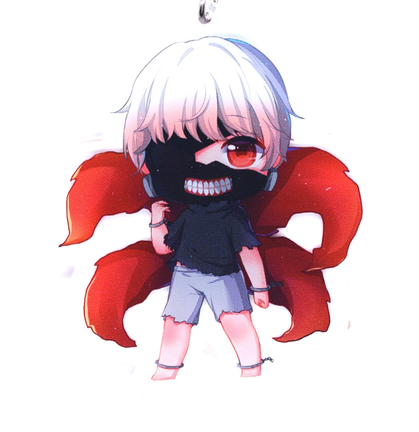 Greenmanleather Ca Otras Marcas De Ropa Ropa Especializada Touka Kirishima Anime Domain Llavero De Tokyo Ghoul Con Figura Chibi