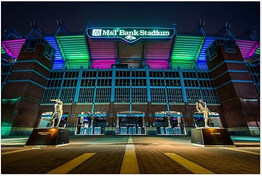 Amazon Com Noir Gallery M T Bank Stadium Baltimore Md 5 X 7