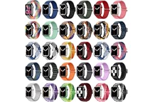 Braided Watch Bands for Women Men, Smartwatch Replacement Bands Compatible for Apple Watch 38/40/41/42/44/45/46/49mm