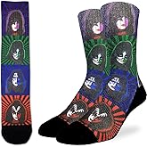 Good Luck Sock Men's Kiss Band Music Socks, Adult