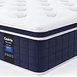 Coolvie 12 Inch King Size Mattress, Hybrid King Mattress in a Box, 3 Layer Premium Foam with Pocket Springs for Motion Isolat