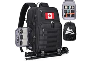 SDYSM Camera Backpack Professional DSLR Camera Bag Case Laptop Camera Backpack with Tripod Holder Raincover Accessories Bag