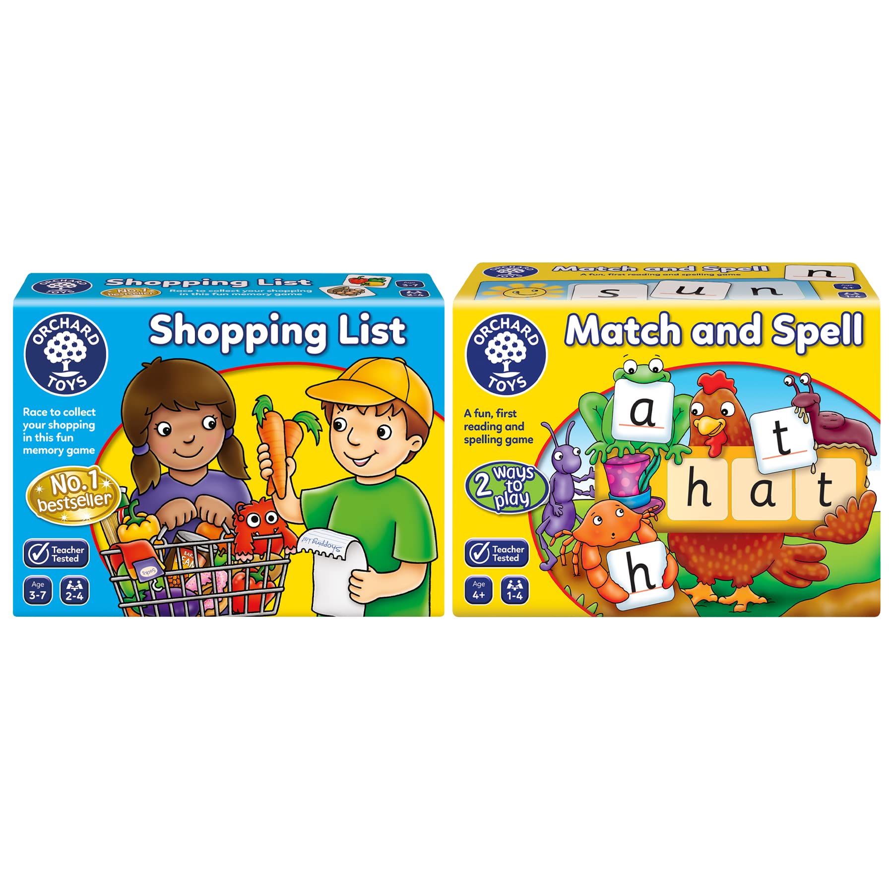 Orchard Toys Match and Spell Game & Shopping List Game
