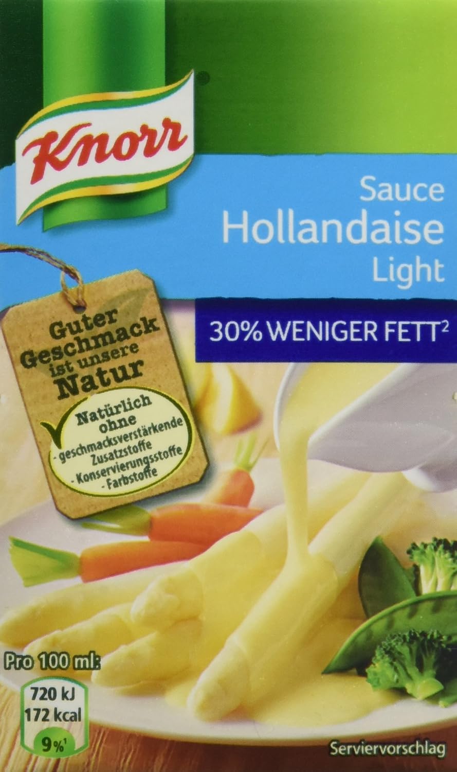 Knorr Tafelfertige Hollandaise Light Sosse 250 Ml Amazon De Lebensmittel Getranke