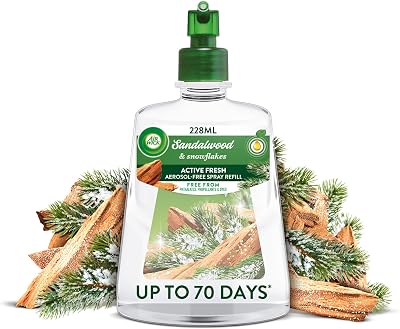 Air Wick 24/7 Active Fresh Frosted Sandalwood & Snowflakes Refills