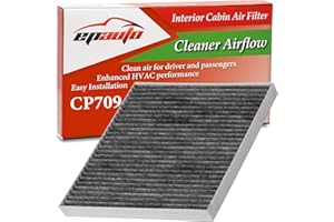 EPAuto CP709 (CF10709) Cabin Air Filter Replacement for Hyundai Accent, Genesis Coupe, Tucson, Veloster, Kia Forte, Forte Kou