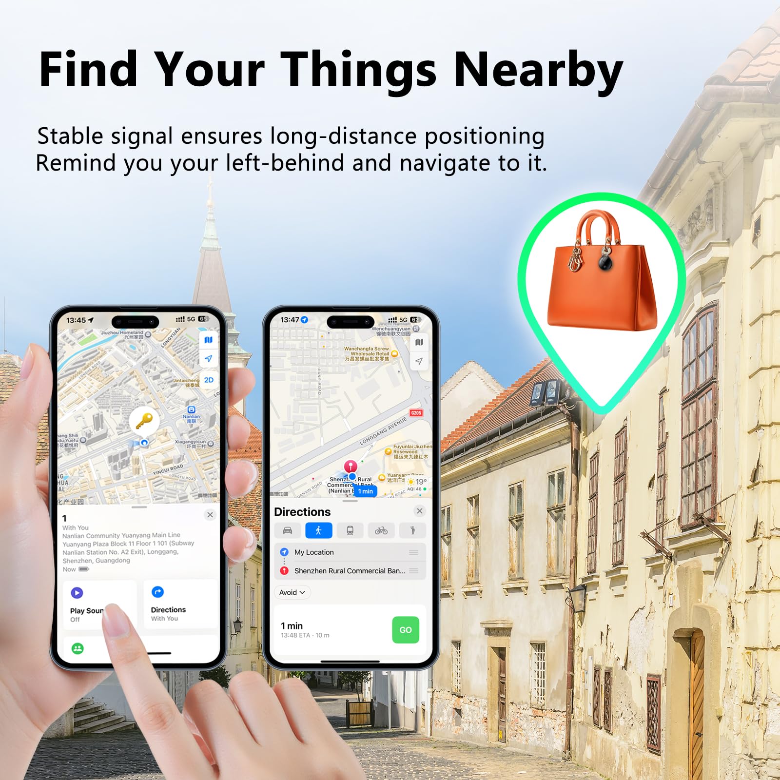 Smart Tracker Tag 4er Pack, Schlüssel Finder Kompatibel mit Apple Find My APP (nur iOS), IP68 wasserdicht, Austauschbarer Akku, Bluetooth Key Finder für Gepäck/Taschen/Koffer/Brieftasche 5