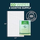 NOVEHA Tea Tree Oil Eyelid & Lash Wipes with Hyaluronic Acid 3 Pack view 2