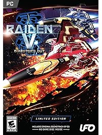 Raiden V: Director's Cut Limited Edition With Original Soundtrack EP CD - PC
