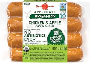 Applegate, Organic Chicken & Apple Sausage