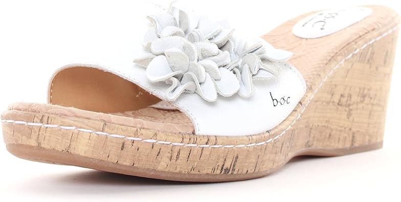 boc white wedge sandals