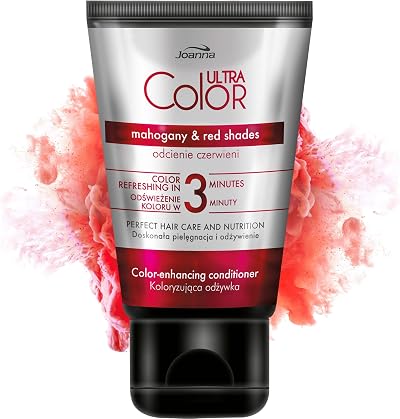 Joanna Ultra Colour Colour Protection Conditioner Mahogany Cherry Red 100 g