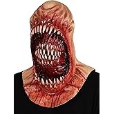 Fun Costumes Immortal Masks Frenzy Fangs Monster Latex Halloween Mask for Adults, Full Head Realistic Scary Halloween Masks