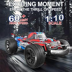 DEERC 1:10 Large Brushless RC Car for Adults, 3S