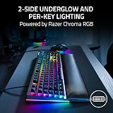 Razer BlackWidow V4 Green Switch Mechanical Gaming Keyboard UK Layout view 3