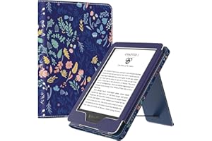 MoKo Case for All-New 6" Kindle(11th Generation, 2024/2022 Release)/(10th/8th Gen, 2019/2016), Ultra Lightweight PU Shell Cov
