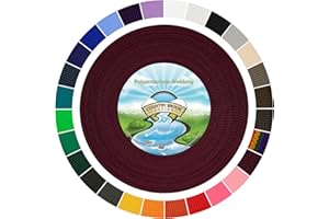 Country Brook Design 1 Inch Polypropylene (Polypro) Lightweight Webbing for Crafting - 28 Vibrant Colors