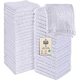 Utopia Towels - Cotton Washcloths Set - 100% Ring Spun Cotton, Premium Quality Flannel Face Cloths, Highly Absorbent and Soft