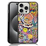 MMYAJT Vintage Trippy Phone Case Fit for iPhone 15