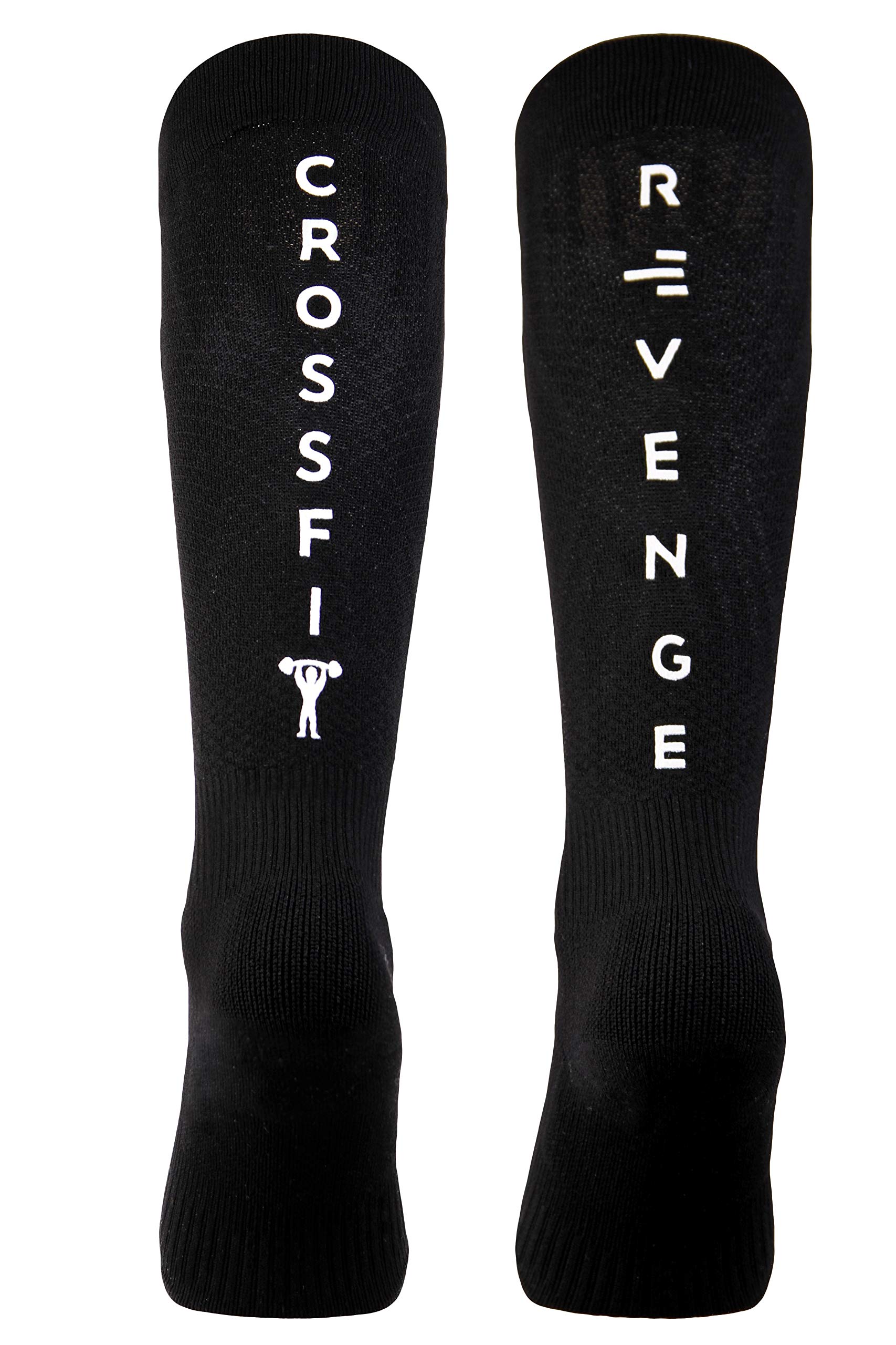 R-evenge Tubular Crossfit Stockings Black - Black - L