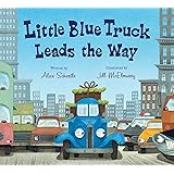 Little Blue Truck Leads the Way Board Book