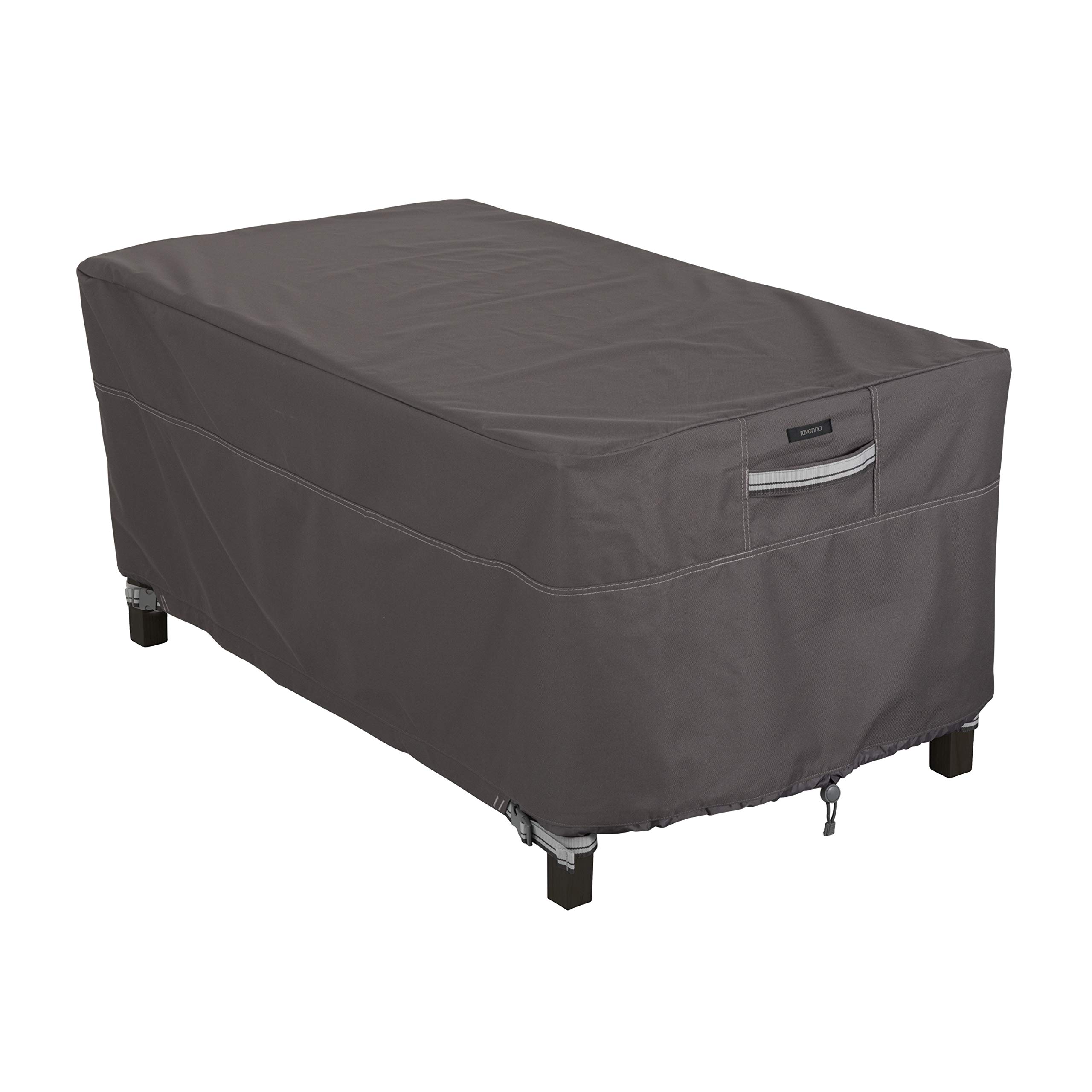 Classic Accessories Ravenna Cover For Rectangular Coffee Tables, Dark Taupe/Mushroom/Espresso (122cm) Medium — image 1