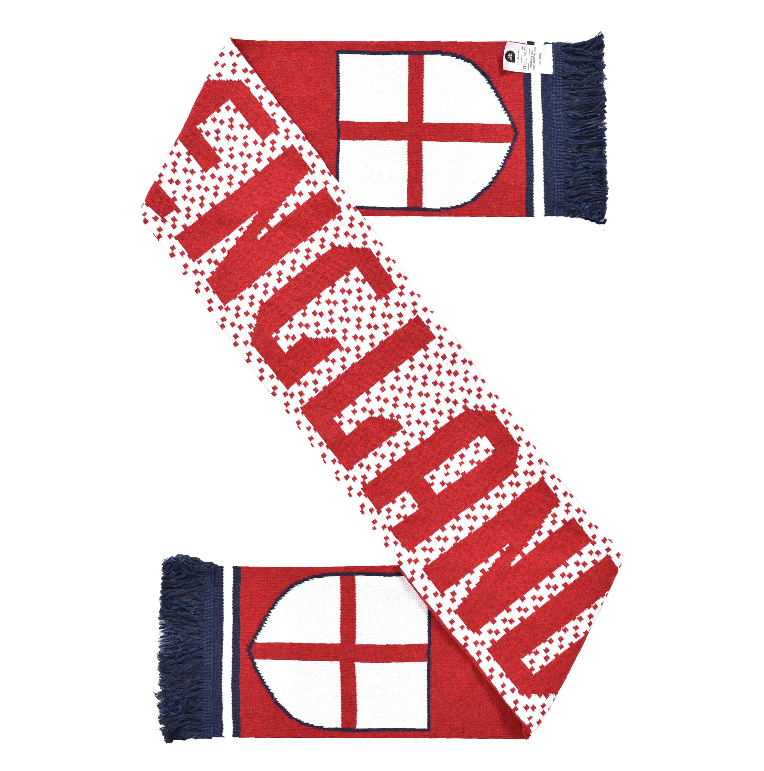 Euroscarves England Recycled Cotton Soccer Knit Scarf