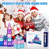 Xekel Magnetic Tiles 40 PCS 3D STEM Travel Set Frozen Toys 3+ Years view 6