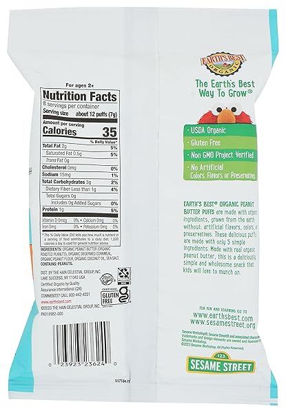 PUFFS SNACK PNUT BTR