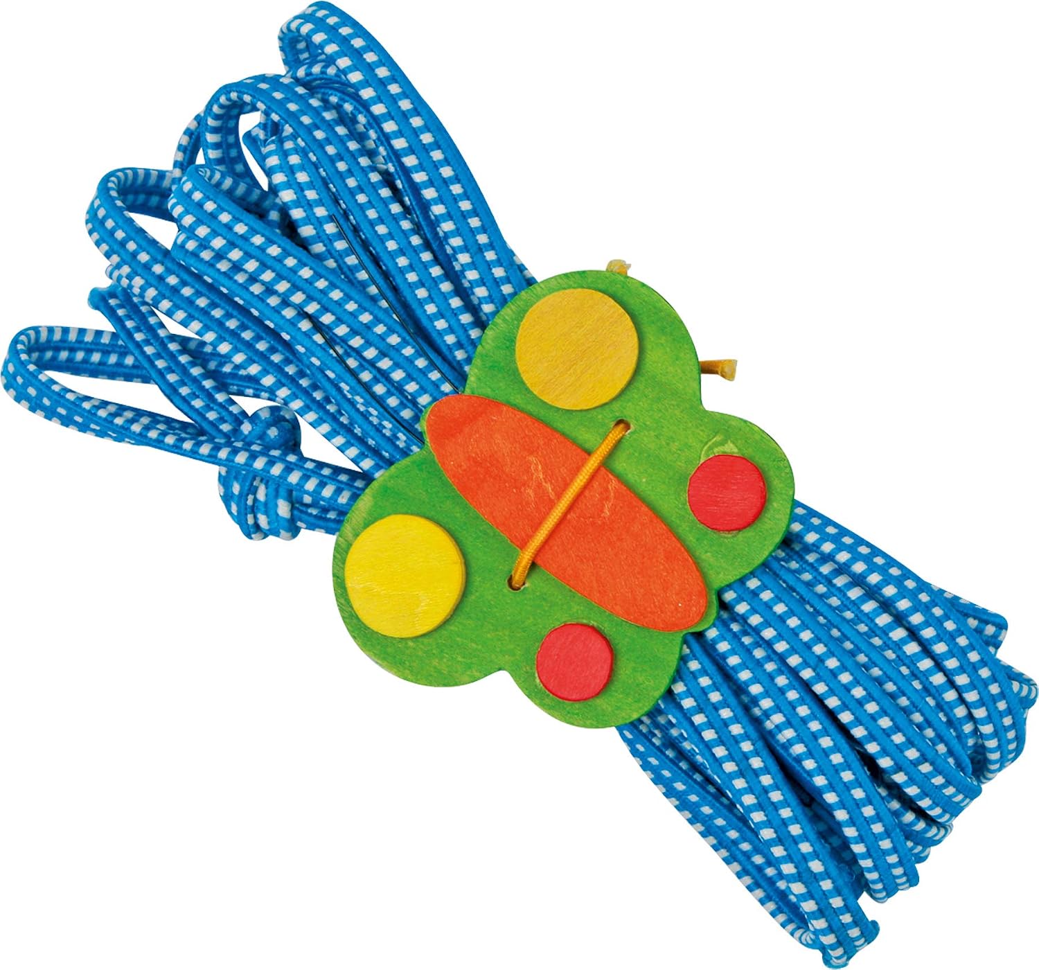 small foot 1814 rubber jump rope game "butterflies", set of 5, promotes coordination, dexterity and fitness - Image 3