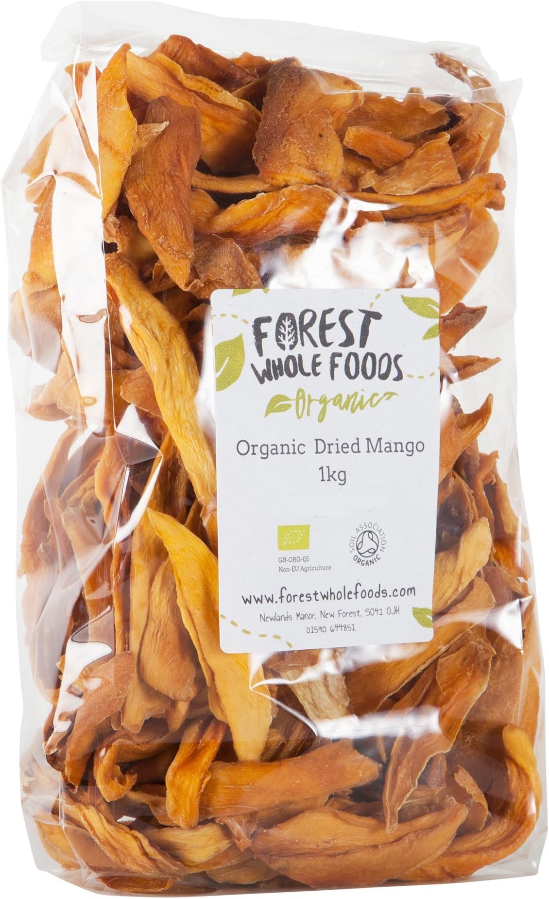 Forest Whole Foods Organic Dried Mango (Amelie Variety) (10kg)
