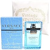 Original Versace Man Eau Fraiche Eau De Toiltte EDT 5ml 0.17oz Cologne for Men Homme Perfume Miniature Mini Parfum Collectible Bottle New In Box