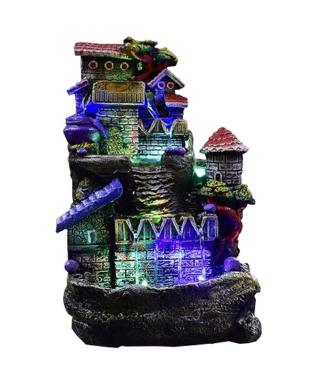 NVR Microfiber Water Fountain Showpiece (Multicolor)