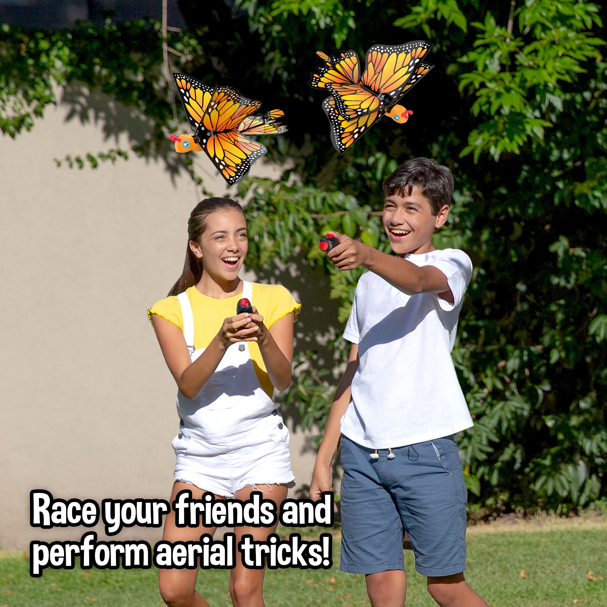 Zing Go Go Bird - Remote Control Flying Toy - Looks and Flies Like A Real Butterfly - Great Starter RC Toy for Boys and Girls (Butterfly)