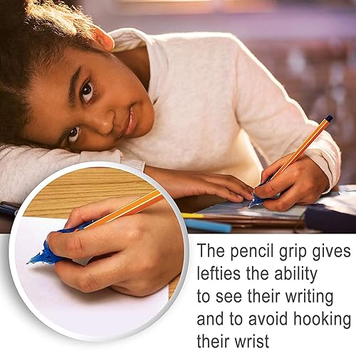 inTemenos Pencil Grip for Left Hand Writing Tool Control Angle
