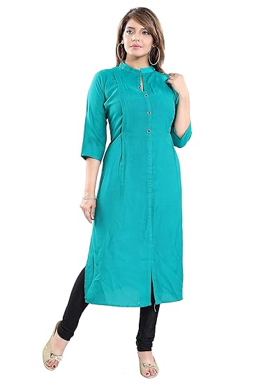 Women's Rayon Straight Kurta